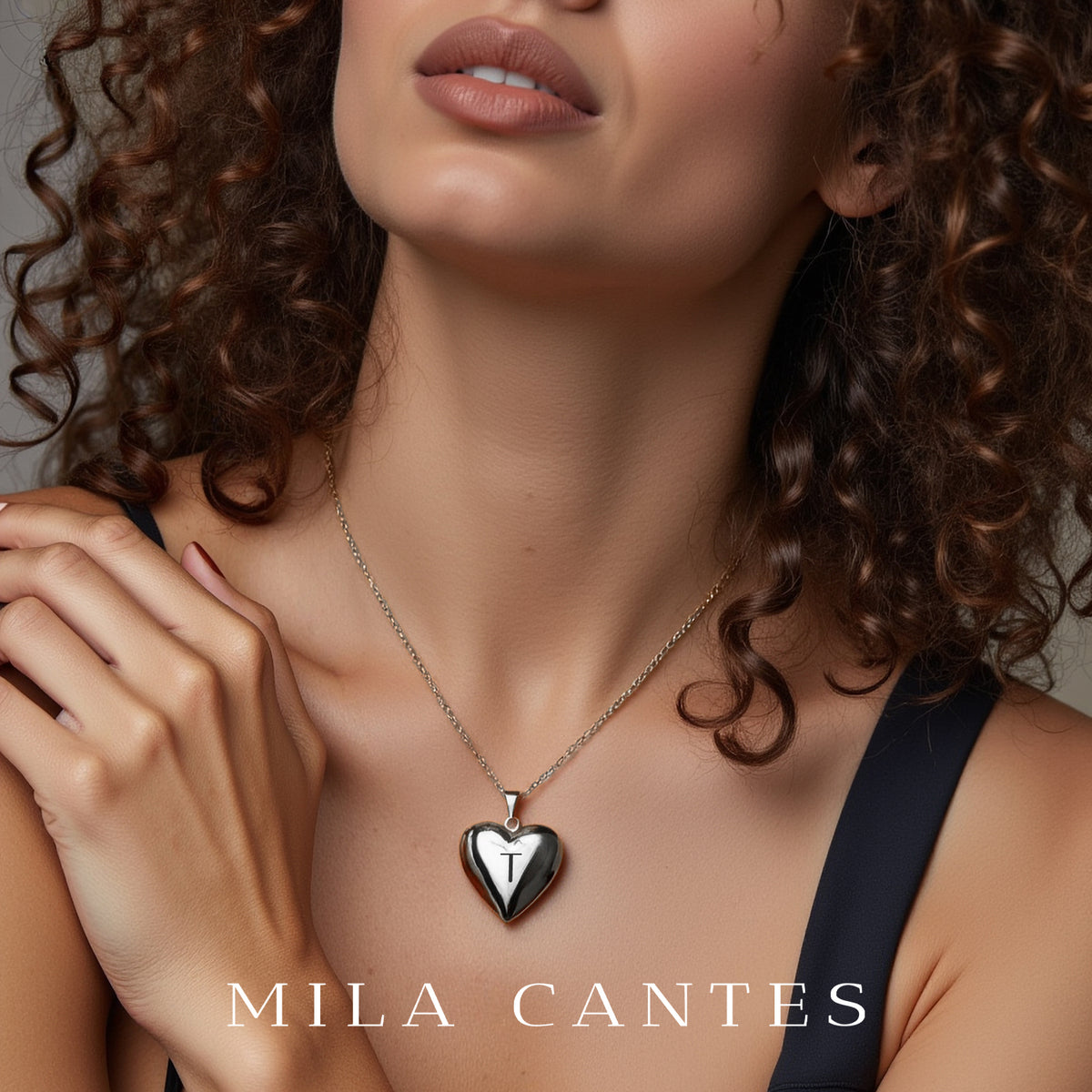 HEART LOCKET | Initial Letters - MILA CANTES