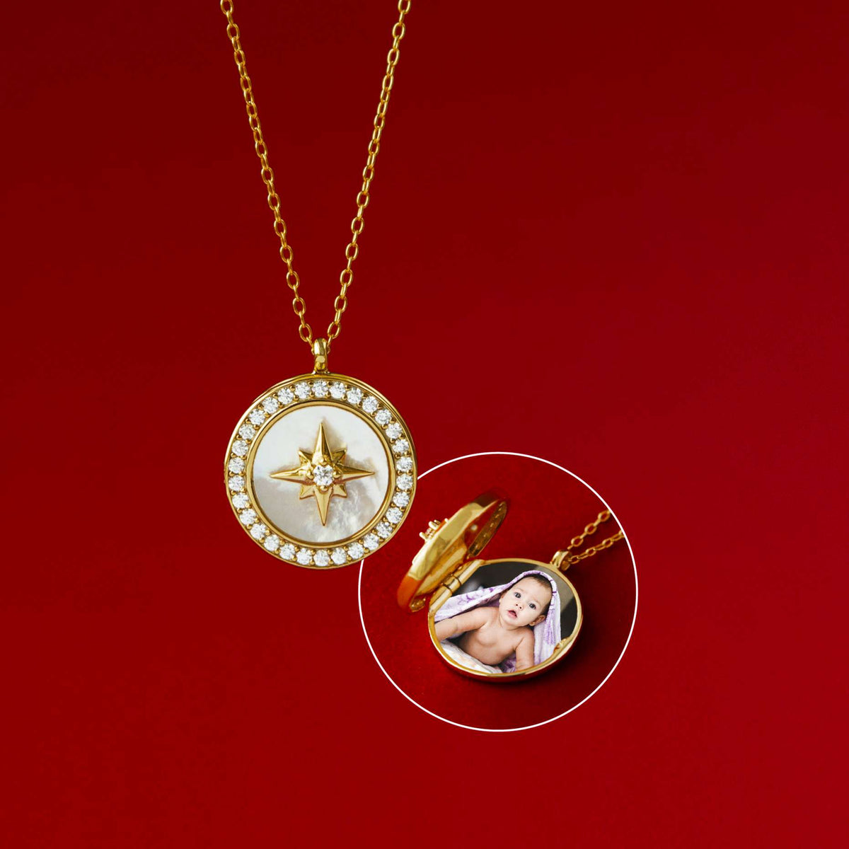 LUNA LOCKET | Photo | Sterling Silver - MILA CANTES