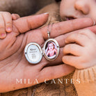 OVAL LOCKET | Baby Initial - MILA CANTES