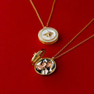 LUNA LOCKET | Two Babies | Sterling Silver - MILA CANTES