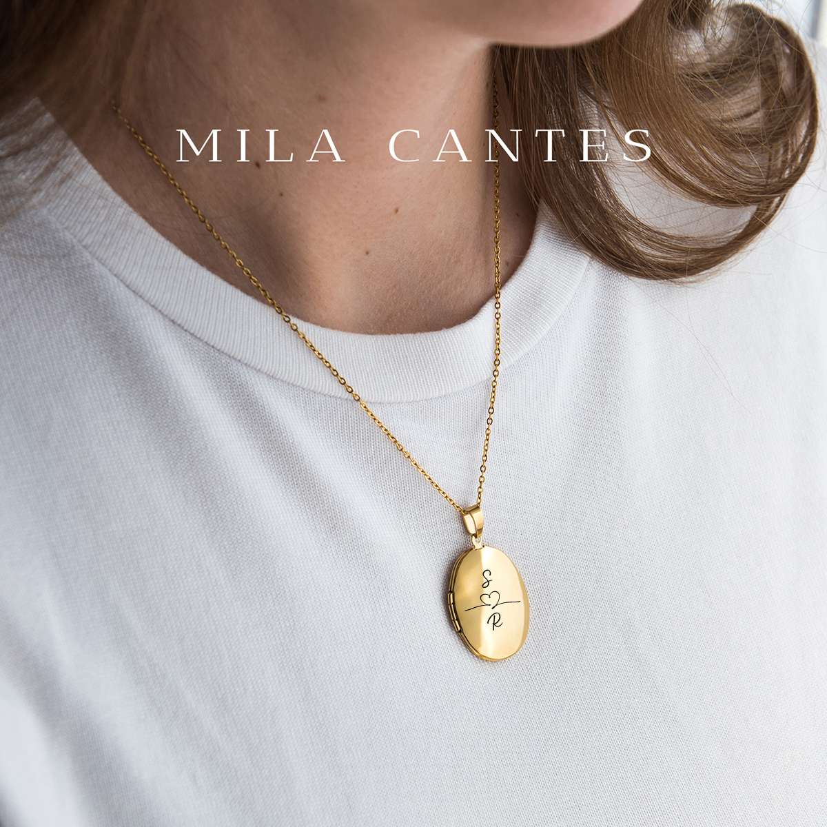 OVAL LOCKET | Family First - MILA CANTES