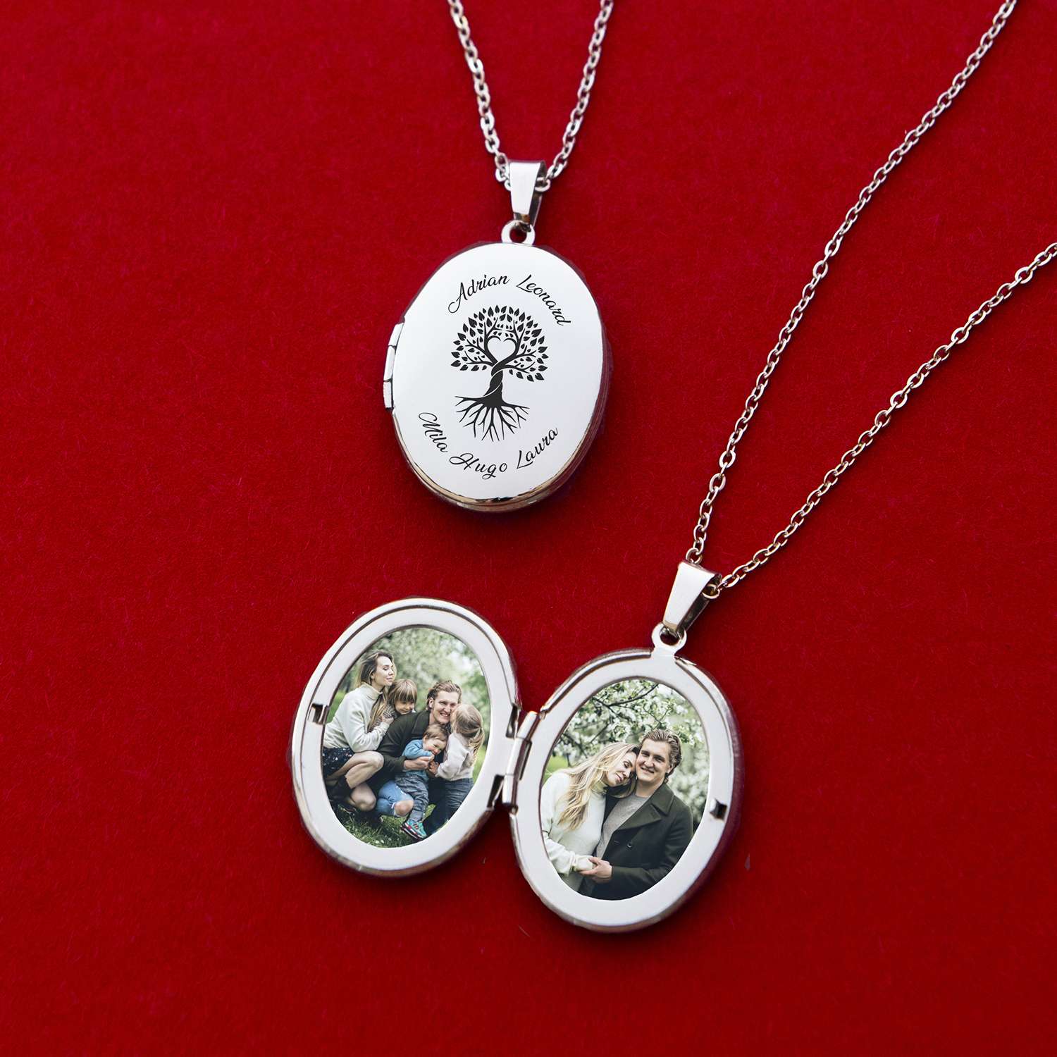 OVAL LOCKET | Family Tree - MILA CANTES